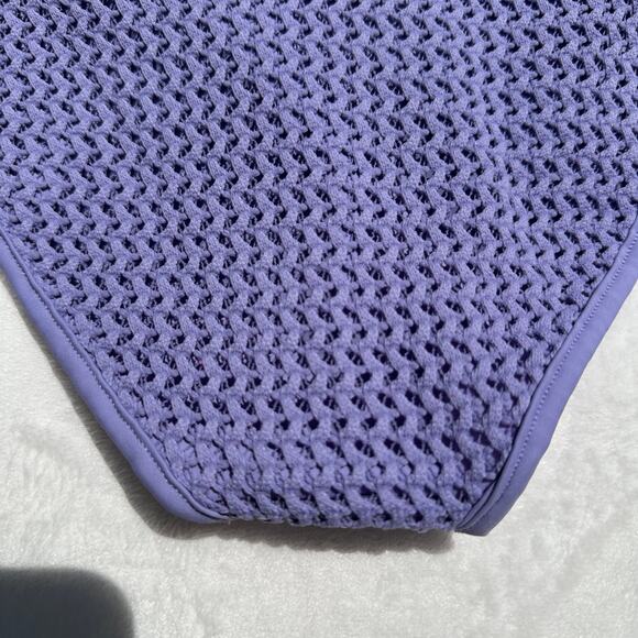 Montce Tori Ties Bandeau Bikini Top Lavender Crochet AC Lulu Bottoms Size XL NWT - Picture 14 of 14